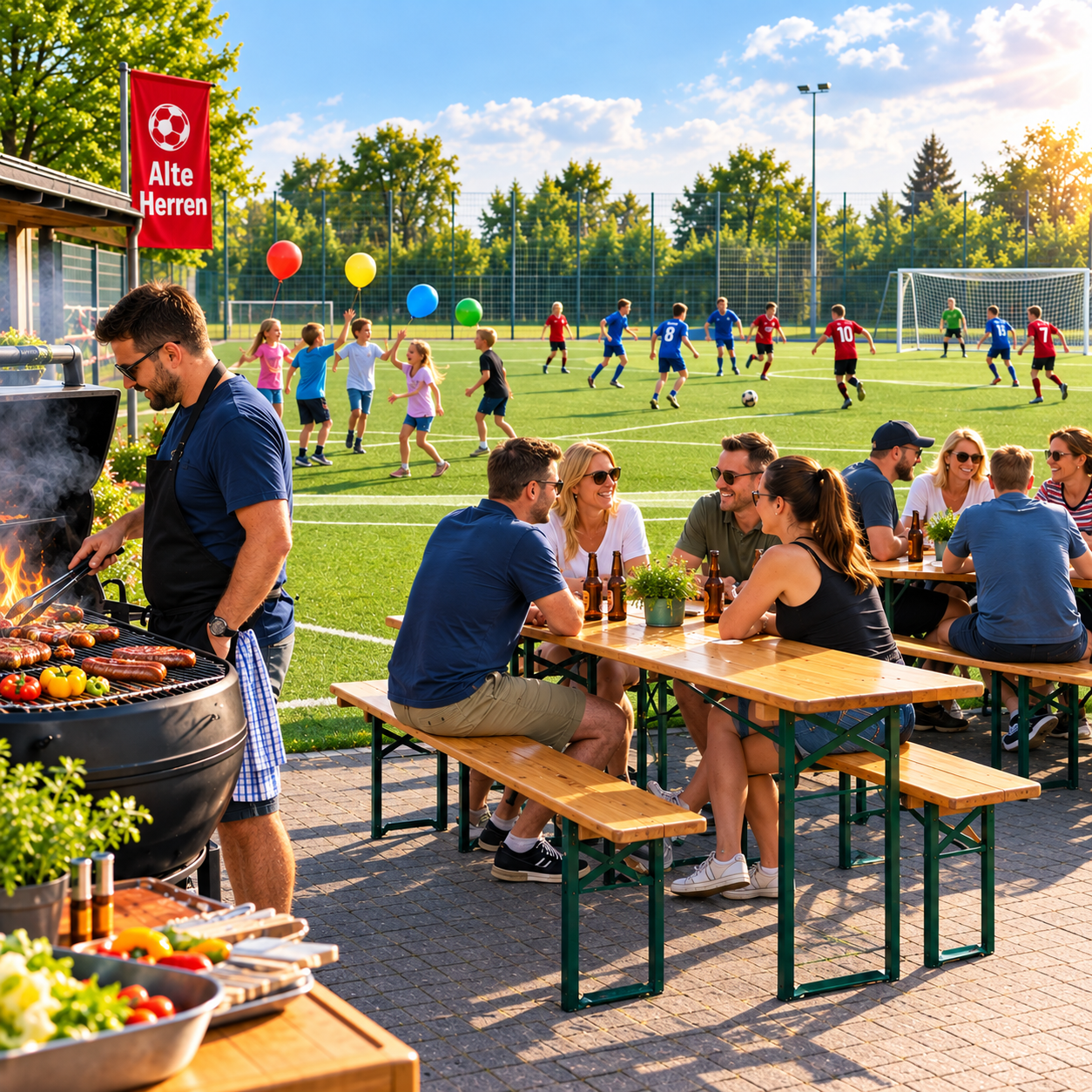 Sommerfest der Alten Herren: Wiedersehen, Wärme und ein paar Regentropfen