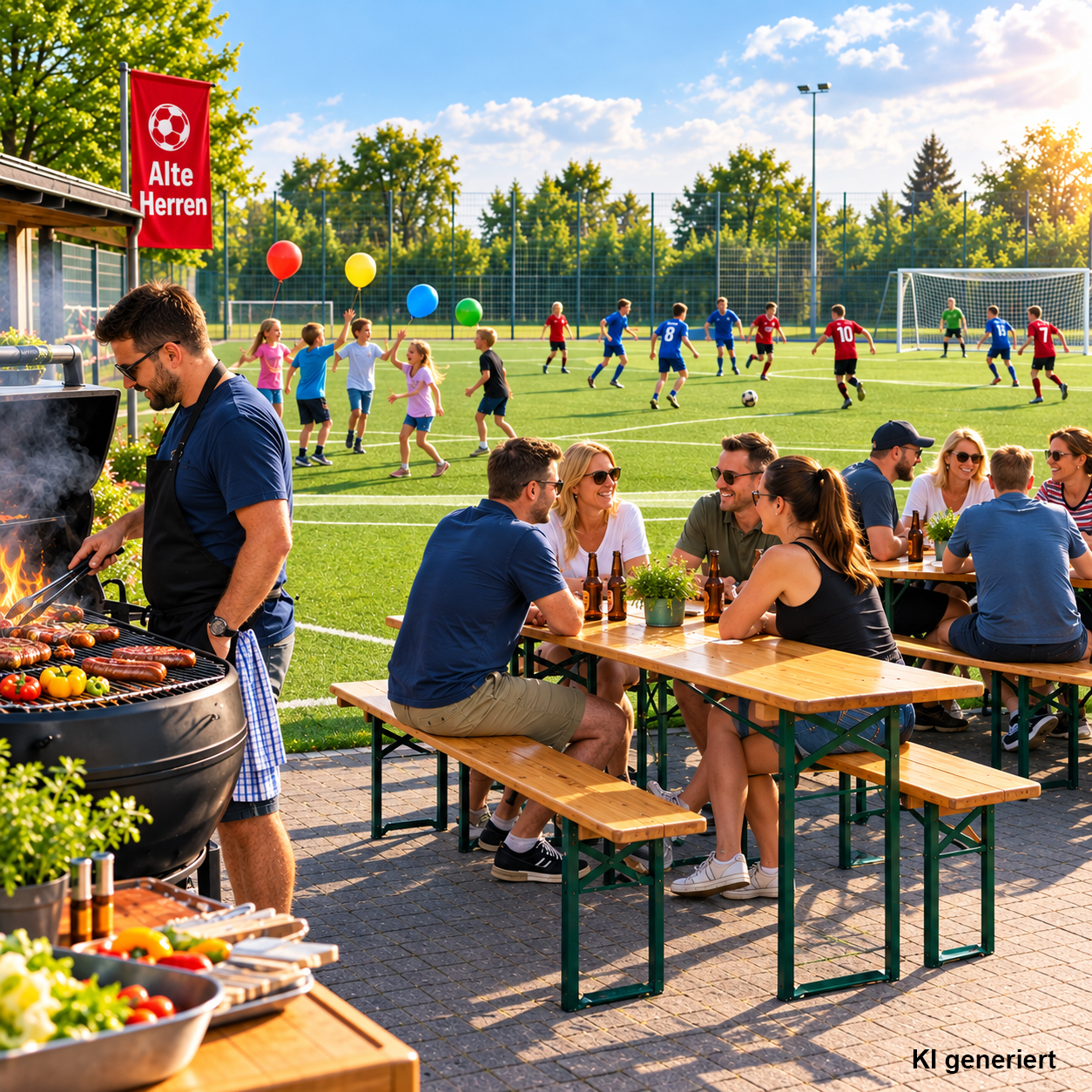 Sommerfest der Alten Herren: Wiedersehen, Wärme und ein paar Regentropfen